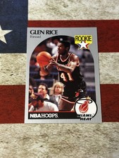 1990-91 NBA Hoops - Rookie Glen Rice #168 (RC)