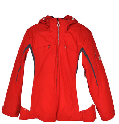 ZeroXposur Red Hooded Winter Jacket Women s Size L Ski Snowboard Outdoor Warm