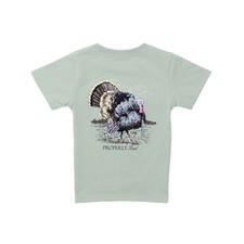 Properly Tied Boys Gobbler Short Sleeve Tee Chrome Grey Pima Cotton T-Shirt