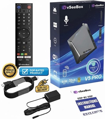 VSEEBOX V5 PRO - FREE SHIPPING  10yr warranty AUTHORIZED DISTRIBUTOR
