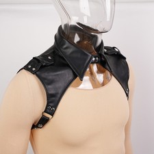 Men Adjustable Body Chest Harness Faux Leather Costume Belt Nightclub Clubwear