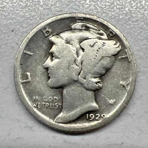 1929 MERCURY SILVER DIME ACTUAL COIN Get More Today & Save Shop Here Buy Here