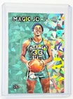 Magic Johnson Limited Artist Signed "Michigan State Spartans" Refractor Card 1/1