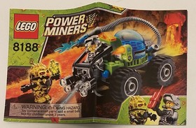 Lego 8188 Power Miners Fire Blaster Complete with Instructions 2010 Combustix