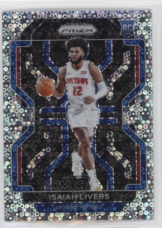 2021-22 Panini Prizm Fast Break Prizm Isaiah Livers #296 Rookie RC 5l1