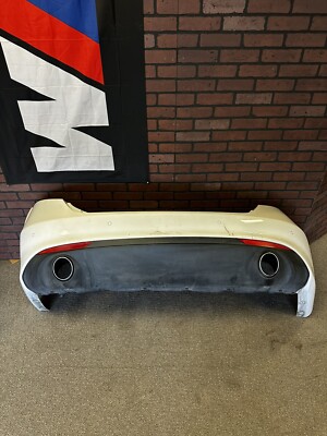 17-19 Alfa Romeo Giulia REAR BUMPER COVER White  OEM