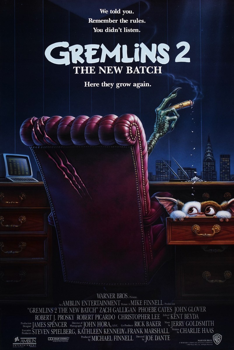 GREMLINS 2: THE NEW BATCH (1990) ORIGINAL MOVIE POSTER - GREG