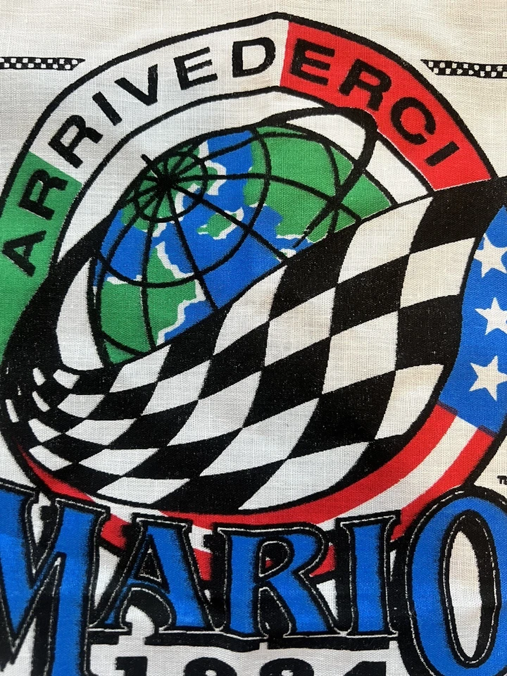 VTG Mario Andretti Final Race Handkerchief SIGNED 1994 Grand Prix Monterey - Image 4 of 4