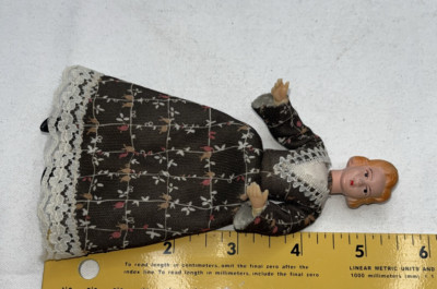 Vintage Thread Wrapped Caco/Concord? DollHouse Mom Mother Wife Lady Figure