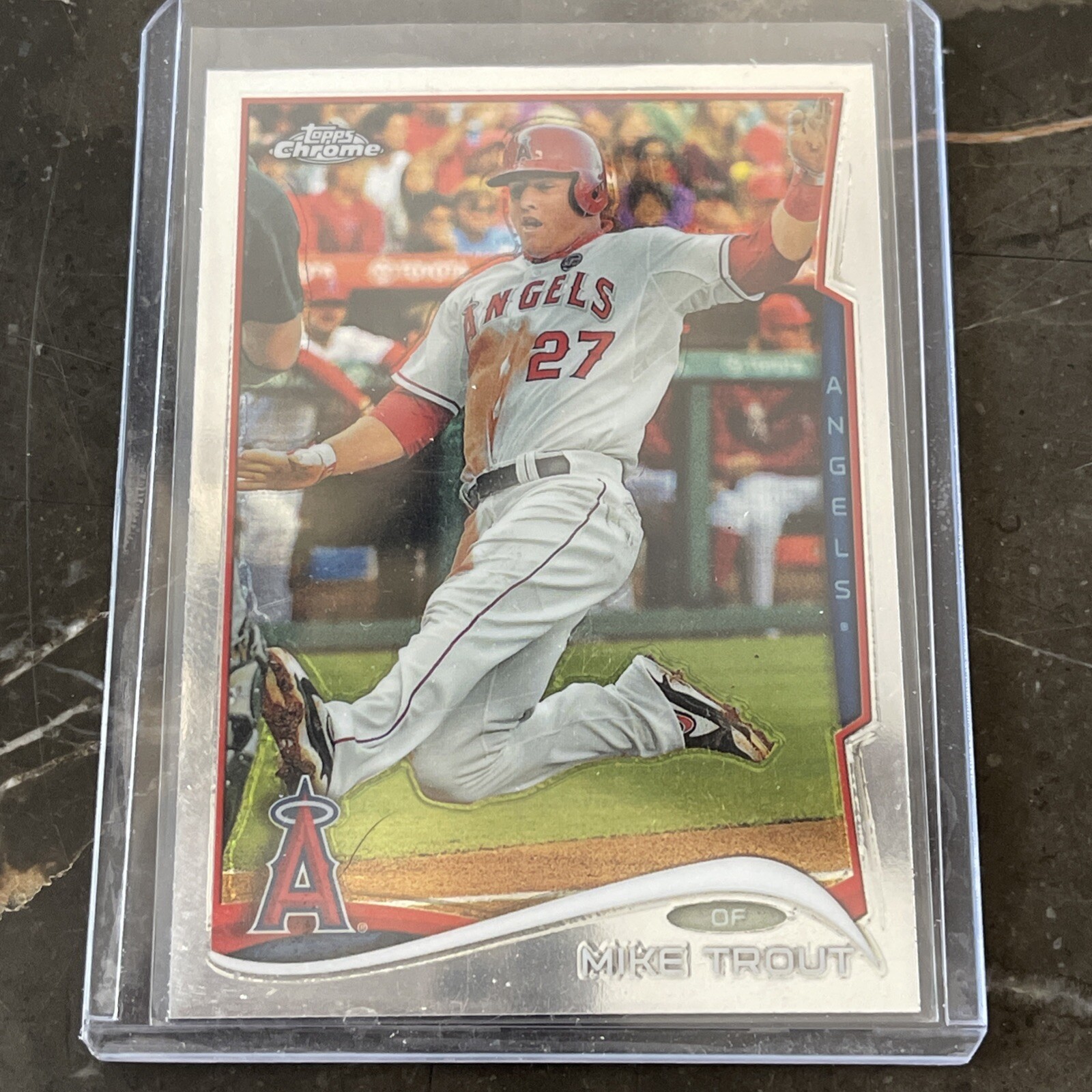 Mike Trout 2014 Topps Chrome 1 Los Angeles Angels
