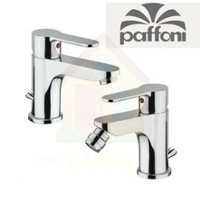 PAFFONI MISCELATORI LAVABO E BIDET RUBINETTI BLU CON PILETTA SCARICO AUTOMATICO