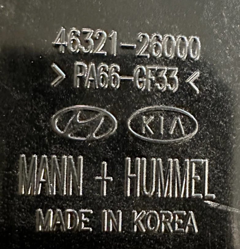 Filtro de aceite de transmisión Hyundai Tucson 2010-22 pieza original # 46321-26000 Foto 2 de 3