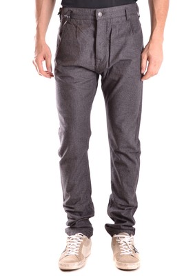 Trousers Daniele Alessandrini Gray NN2563