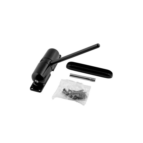 Türschließer 120x30mm Schwarz - Automatischer Federtorschließer Für Garten- Und Hoftore