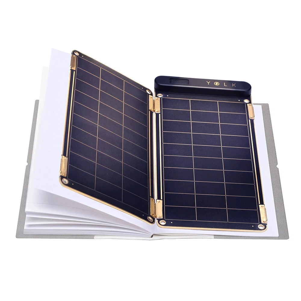 YOLK Portable Solar Charging Panel 5W Solar Paper Main Panel 1 + Sub Panel 1
