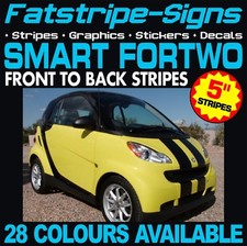 da montare SMART CAR FORTWO STRISCE GRAFICA ADESIVI DECALCOMANIE COUPE CONVERTIBILE