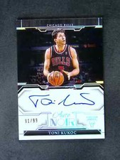2023-24 Panini Noir Toni Kukoc Auto No. NC-TKK #91/99