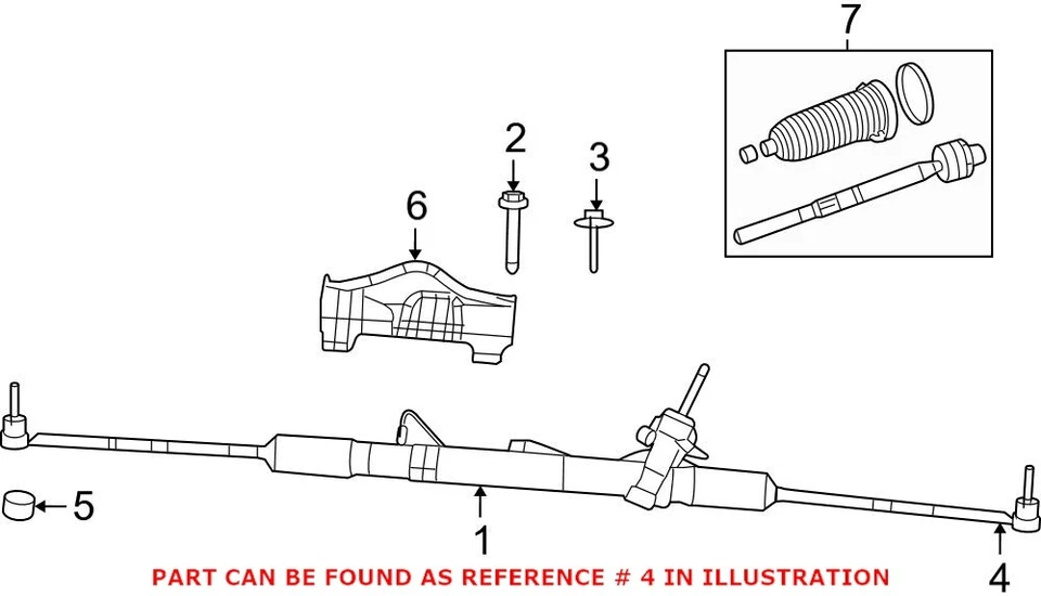 Extremo de barra de amarre de dirección exterior delantera original OEM Mopar para Chrysler Dodge Ram C/V Foto 2 de 3
