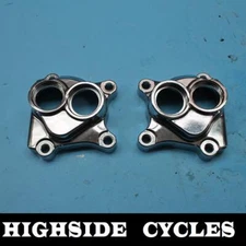 1240 05 HARLEY-DAVIDSON ROAD KING CHROME FRONT REAR TAPPET COVER ENGINE LIFTER