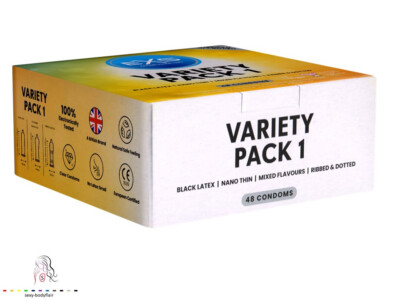   48 EXS Kondome Variety Pack 1 / 54 - 56mm Sortiment / Mix Condome
