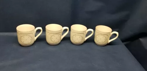 Vintage1988 Victoriana by JAPAN Set/4  Coffee/Tea  Mugs Pink Flowers Nice!