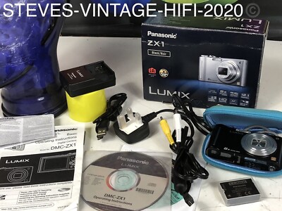 中古デジカメ LUMIX12 Panasonic Lumix DMC ZX1 12.1MP Digital Camera + CASE, 8GB SD, MINT
