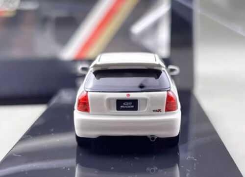 Modellino sportivo AL MH 1:64 bianco JDM Civic Type R EK9 Mugen pressofuso auto da collezione - Foto 11 di 14
