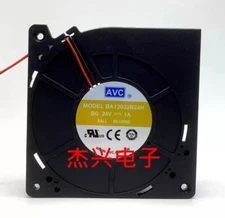 AVC BA12032B24H 12032 DC24V 1A 12CM 2-Wire Dual Ball Turbo Cooling Fan