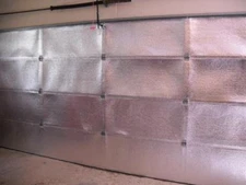 New Garage Door Reflective Insulation Kit Custom Fit 2 Car Garage Door (160sf)