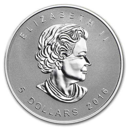 (1) 2016 Canadá $5 1 oz hoja de arce de plata * Monkey Privy * Moneda a prueba inversa - Imagen 3 de 4