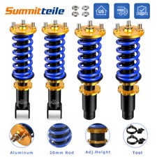 4x Full Coilover Struts Shocks Kit For 1996-2000 Honda Civic Ek Ej Em Adjustable 4x Full Coilover Struts Shocks Kit For 1996-2000 Honda Civic Ek Ej Em Adjustable