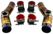 3" Upper Titanium Intercooler pipes for 50mm BOV 07+ GTR R35 VR38DETT Twin Turbo
