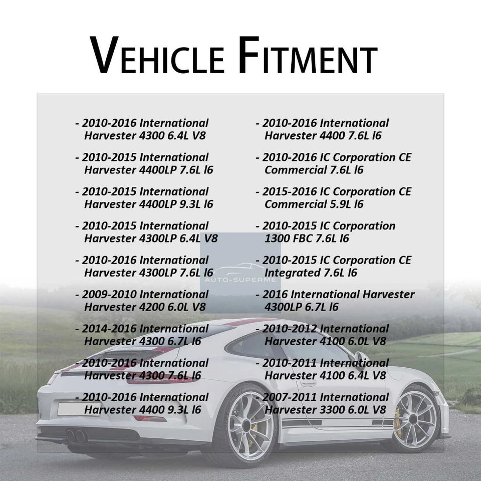 Manguera de freno trasera izquierda 2 piezas para International Harvester Durastar 7,6 L 2013 Foto 2 de 4