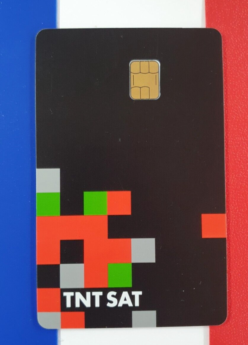 Décodeur TNT SAT HD boîtier récepteur satellite avec carte d'accès 4 ans pour parabole