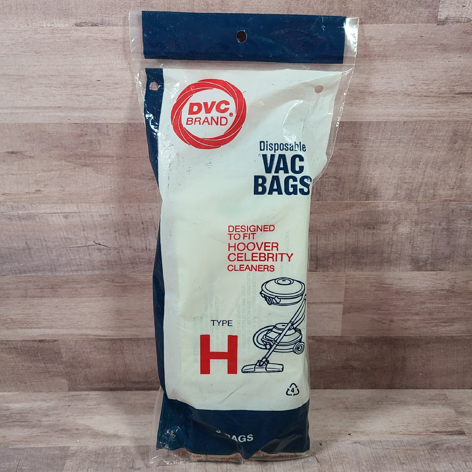 Type H Vacuum Cleaner Disposable Bags (3 Pack) For Hoover Celebrity NEW