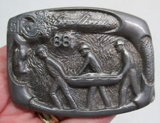 ELKO - SAFETY OLYMPIAD 88 - GARY PRAZEN - BELT BUCKLE - listing 3913