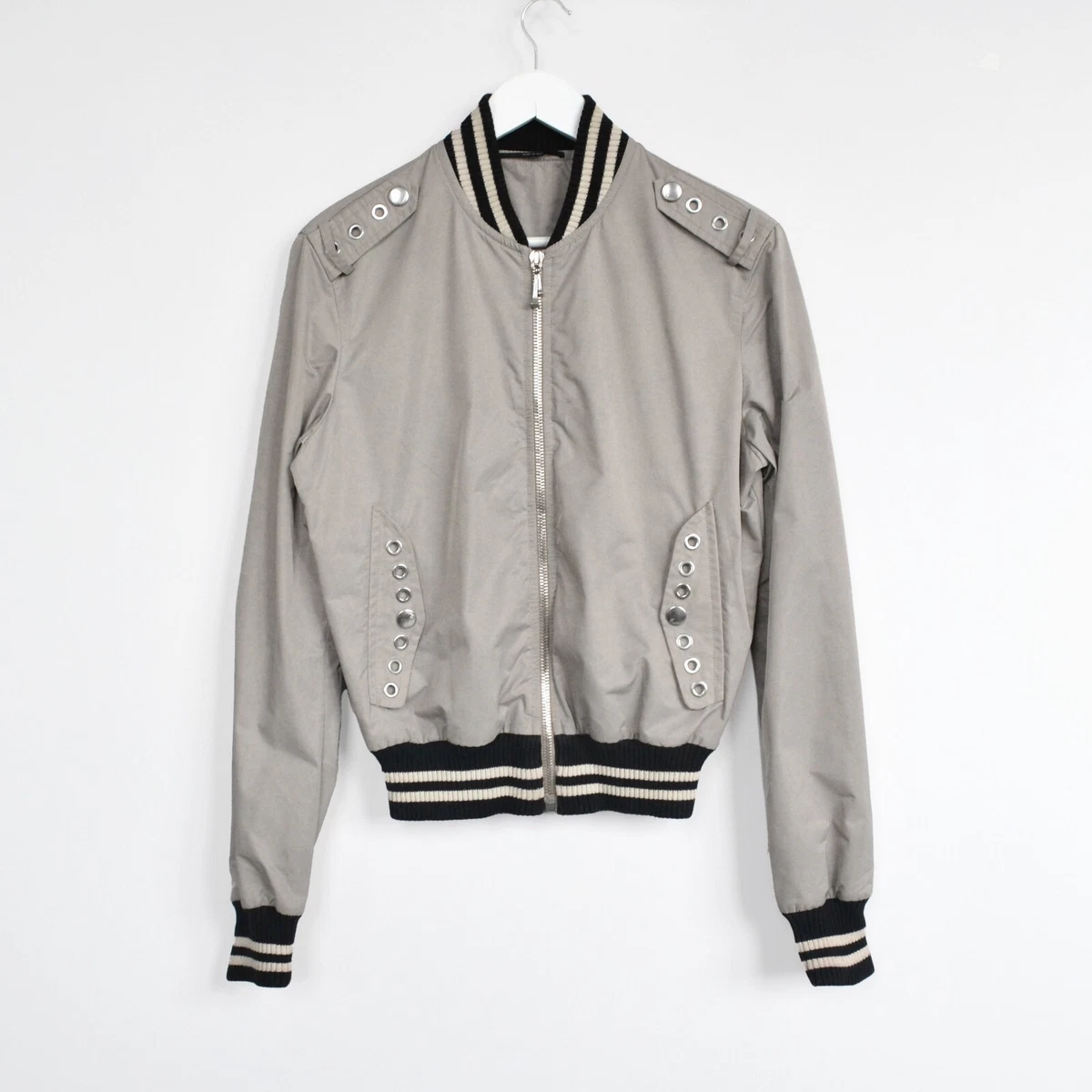 Gucci white hotsell bomber jacket