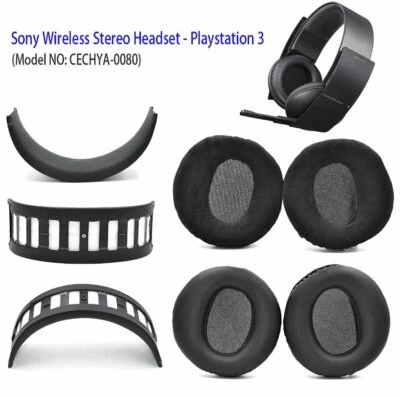 Cuscinetti auricolari con archetto per cuffie Sony Wireless PS3 PS4 CECHYA-0080
