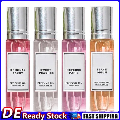 4Pcs 10ml Pheromone Perfume Portable Perfume Attracts Men for Travel Dating Deu