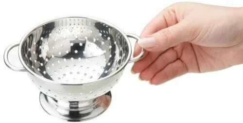 Small colander stainless steel sale