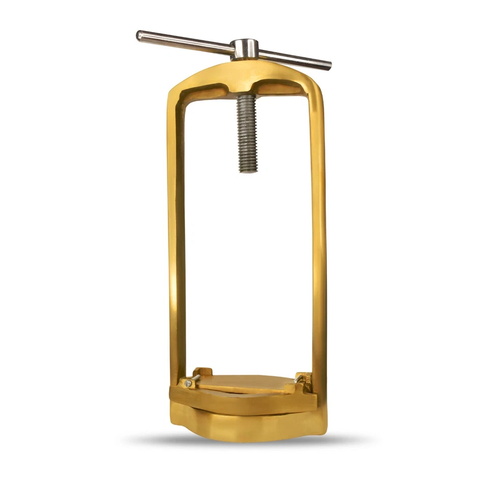 DENTAL LABORATORY LAB CLAMPS PRESS COMPRESS BRASS DENTURE HOLD 2 FLASKS GERMAN - Image 3 of 4