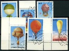 Saint Thomas et îles du Prince 1979 Mi. 619-624 Oblitéré 100% histoire de l'avi