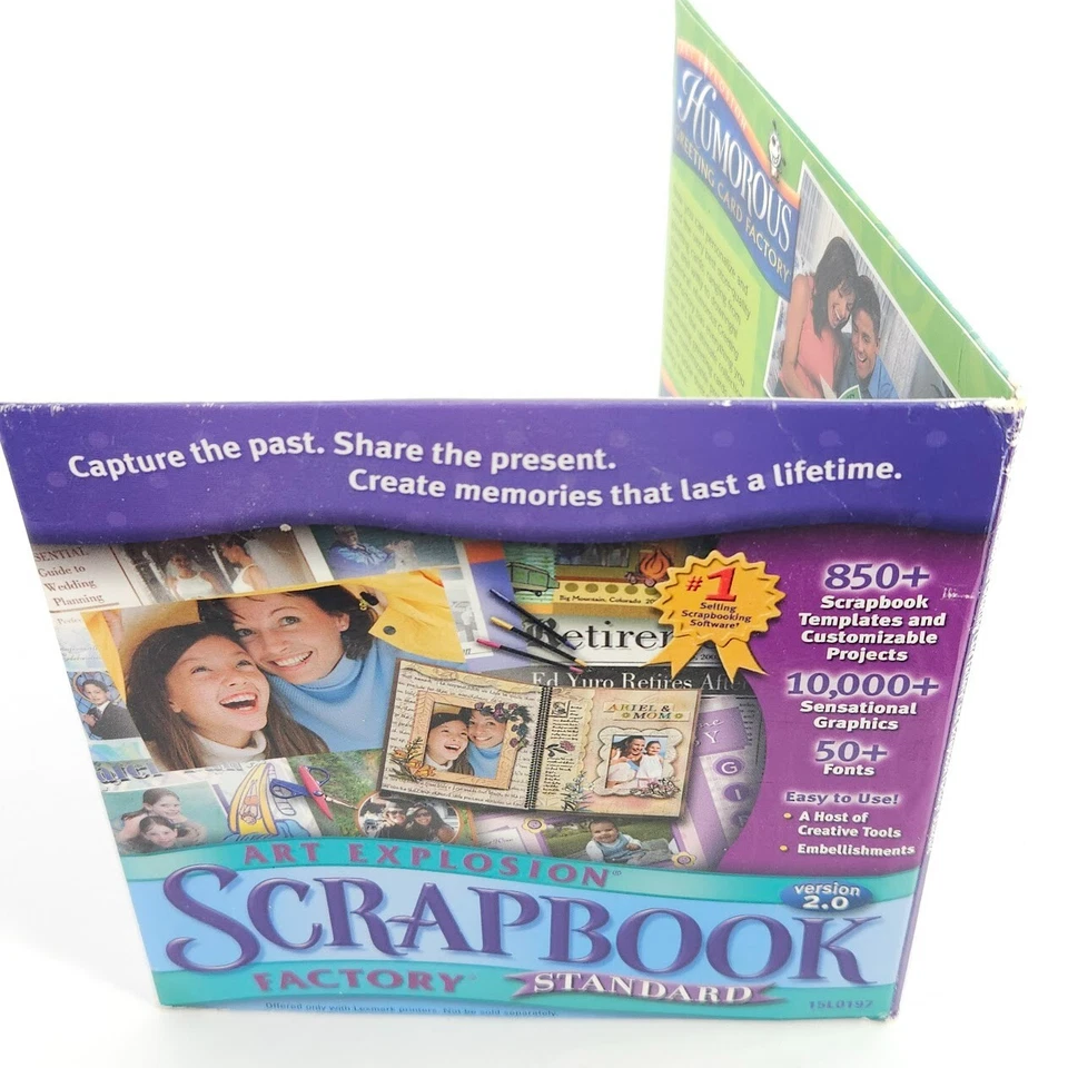 Art Explosion Scrapbook 2CD ROMs #1 Selling Software Factory Standard Version2.0 - Image 3 of 4