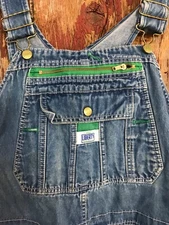 Liberty Bib Overalls denim blue 48" waist 30" inseam......u2
