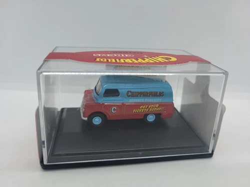 VANS furgone pubblicitario oxford pressofuso Chipperfields Circus Bedford CA scala 1:76. CH027