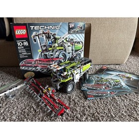 Retired Lego Technic Farm: Combine Harvester Race Car 8274 with box