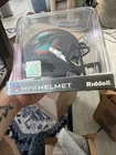 signed mini helmet By De’Von Achane