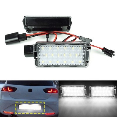 2x LED Kennzeichenbeleuchte beleuchtung Lampen Für SEAT Ibiza 6K GP1 Altea 5P1