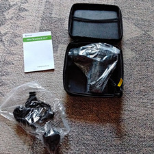 AERLANG Mini Massage Gun Heated Head, LED Display, 7 Heads, Carry Case Black