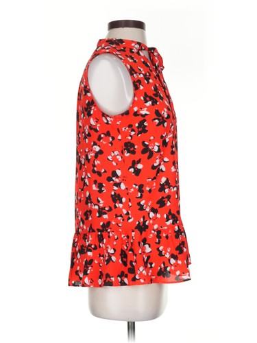 Banana Republic Women Red Sleeveless Blouse XS - Picture 3 of 4